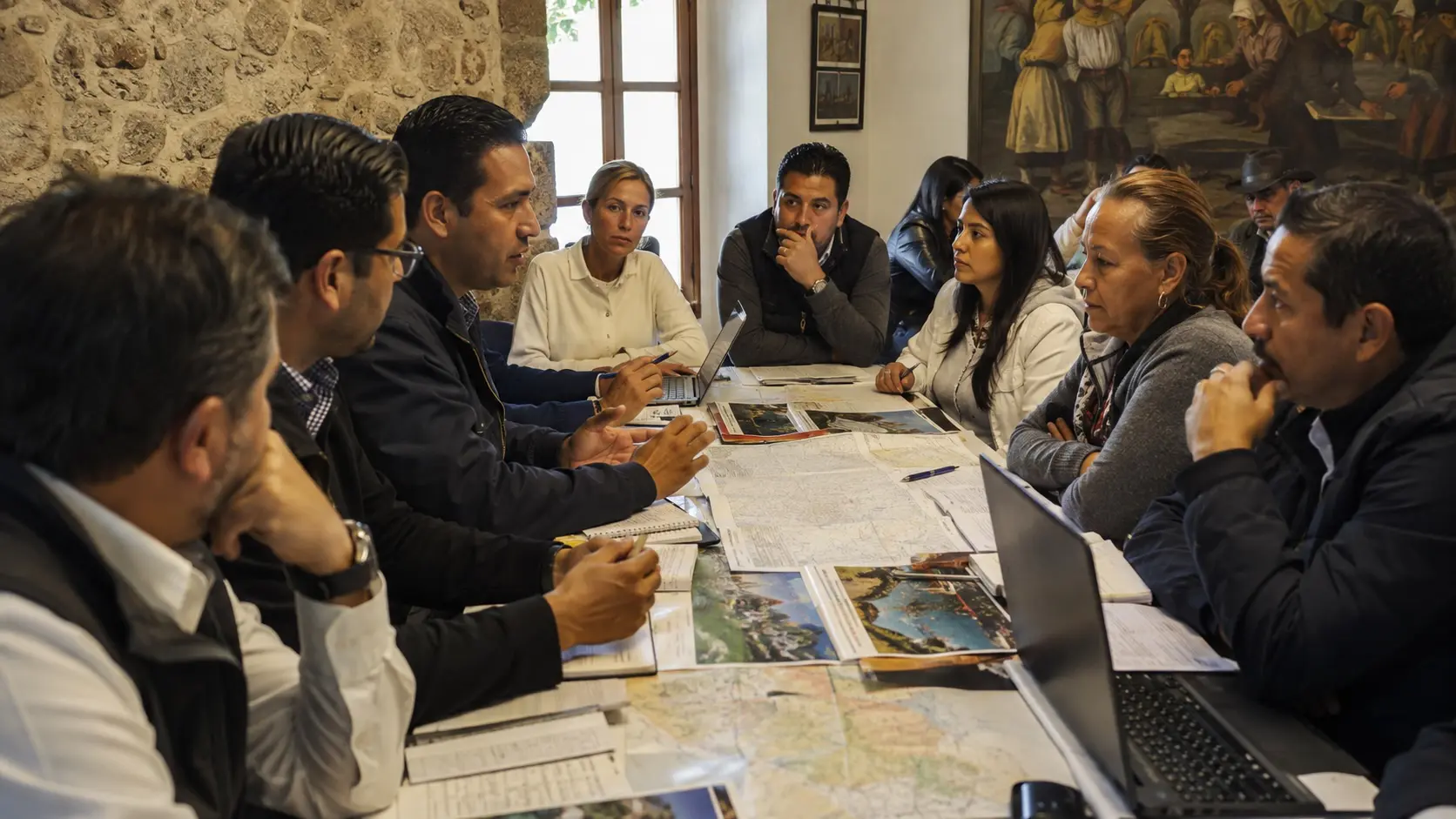 Mesa de trabajo de actores turísticos y planificación regional